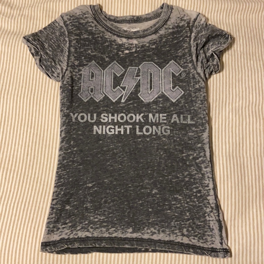 AC/DC Burnout Tee by Recycled Karma